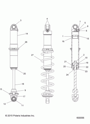 SUSPENSION SHOCK IFS - S17EGK8 / EGP8 (600056)