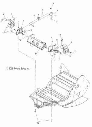 CHASSIS SHOCK TOWERS - S17PJA6NSL / NEL (49SNOWTOWER10600WIDE)