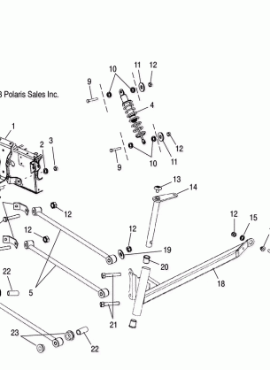 SUSPENSION FRONT - S17WAA1ASA / AEA (49SNOWSUSPFRT09120)