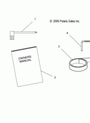 TOOLS TOOL KIT and OWNERS MANUAL - S08PB8ES / EE (49SNOWTOOL600HO)