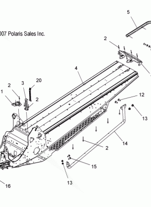 CHASSIS (SPECIAL 08 BUILD) - S08PG8ES (49SNOWCHASSIS08800RMK)