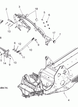 CHASSIS FRONT 1 - S08PL7JS (49SNOWCHASSISFRT08RMKSPL)