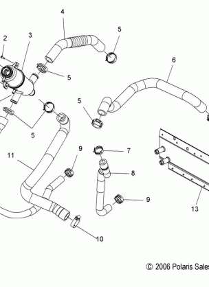 ENGINE COOLING SYSTEM - S08PL7JS (49SNOWCOOLING07DRGNRMK)