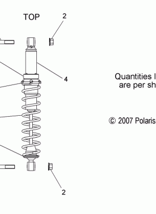 SUSPENSION SHOCK IFS (7043222)(STANDARD) - S08PM6 / PM7 / PG7 / PH7 (49SNOWSHOCKIFS7043289)