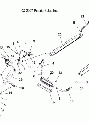 ENGINE COOLING SYSTEM - S08PT6HS / HE (49SNOWCOOLING08600TRG)