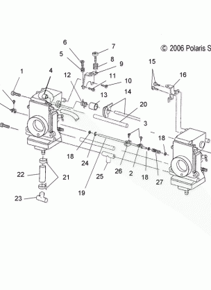 ENGINE CARBURETOR - S07PP6FS / FSA / FSB (49SNOWCARBURETOR600HO)