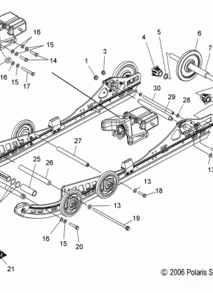 SUSPENSION REAR - S07PY7FS / FE (49SNOWSUSPRRFSTCRSR)