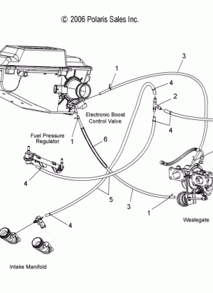 ENGINE REFERENCE HOSES - S07PY7FS / FE (49SNOWHOSESFSTOUR)