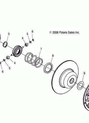 DRIVEN CLUTCH - S07ND5BS (49SNOWDRIVENCLUTCHTRAILRMK)