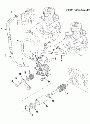 ENGINE OIL PUMP (3 Way) - S07ND5BS (4997239723D02)