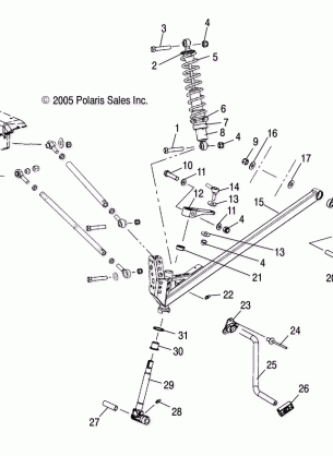 SUSPENSION FRONT / TRAILING ARM - S07NJ5BS / BE (4997279727B01)