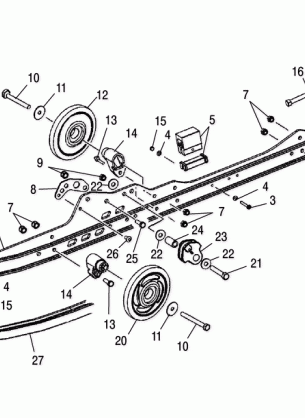 SUSPENSION RAIL MOUNTING - S07NJ5BS / BE (4997279727B08)