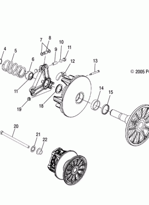 DRIVE CLUTCH - S07NT3AS / AE (4997299729B11)