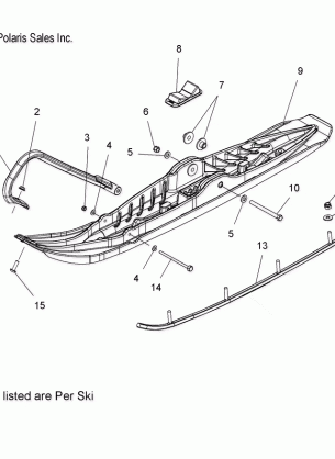 SKI ASSEMBLY - S07PC7JS / JE (49SNOWSKIASM07DRGN)