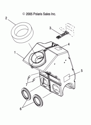 AIR BOX ASSEMBLY - S06MP6FS / FSA / FSB / ME6FS / MC6FS (4997139713C12)