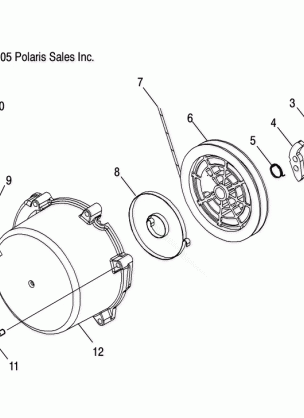 RECOIL STARTER - S06MP6FS / FSA / FSB / ME6FS / MC6FS (4997139713E06)