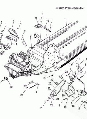 CHASSIS FRONT - S06MP6FS / FSA / FSB / ME6FS / MC6FS (4997139713A03)