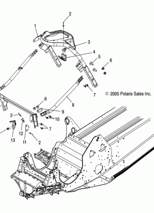 CHASSIS FRONT 2 - S06MP6FS / FSA / FSB / ME6FS / MC6FS (4997139713A04)