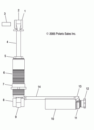 SHOCK FRONT TRACK EXTERNAL COMPONENTS (WALKER EVANS / 7043096) - S06MC6FS (4997139713D05)