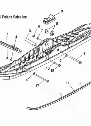 SKI ASSEMBLY - S06MP6FS / FSA / FSB / MC6FS (4997139713B03)