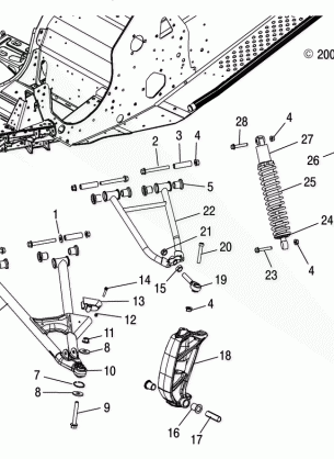 SUSPENSION FRONT - S06MP6FS / FSA / FSB / ME6FS / MC6FS (4997139713B05)