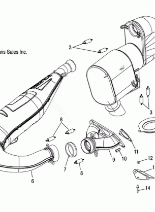 EXHAUST - S06MP6FS / FSA / FSB / ME6FS / MC6FS (4997139713C13)