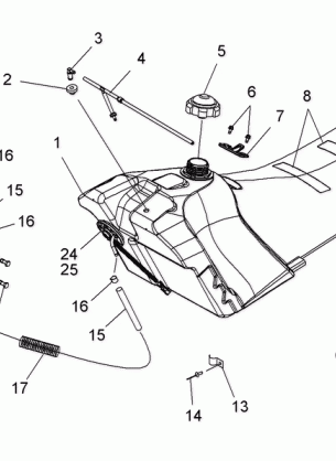 FUEL SYSTEM - S06MP6FS / FSA / FSB / ME6FS / MC6FS (49SNOWFUEL06600HO)