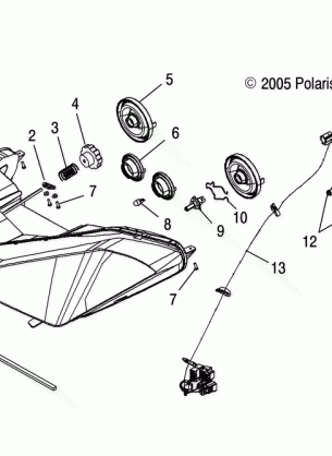 HEADLIGHT - S06MP6FS / FSA / FSB / ME6FS / MC6FS (4997139713A11)