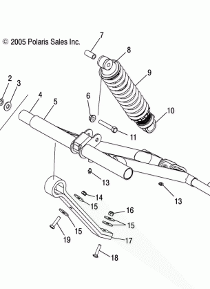 TORQUE ARM FRONT (M-10) - S06ME6FS (4997139713C03)