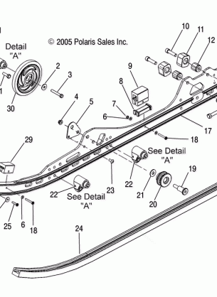 RAIL ASSEMBLY (IQ) - S06MP6FS / FSA / FSB / MC6FS (4997139713B14)