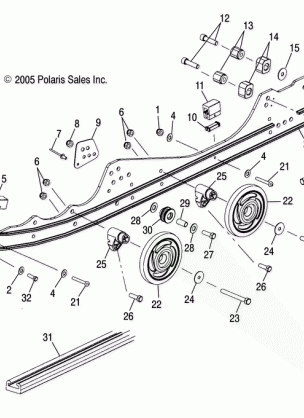 RAIL MOUNTING (EDGE) - S06NP5BSA / NE5BSB (4997239723B05)