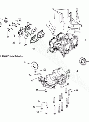 CRANKCASE - S06NP5CSB (4997259725C06)