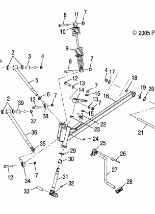 SUSPENSION FRONT - S06NP5CSB (4997259725A12)