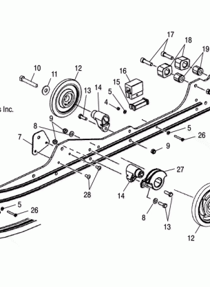 SUSPENSION RAIL MOUNTING - S06NT3AS (4997299729B07)