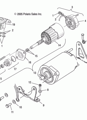 STARTING MOTOR - S06NT6ES (4998889888D01)