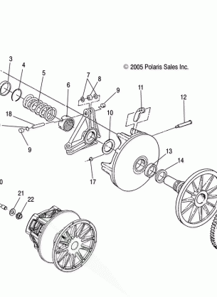 DRIVE CLUTCH - S06NT6ES (4998889888B12)