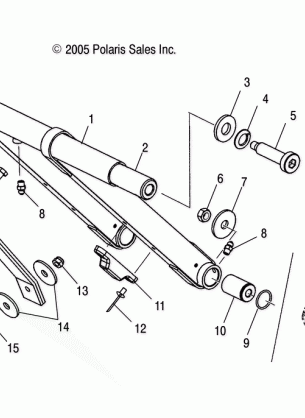 TORQUE ARM FRONT - S06NT6ES (4998889888B09)