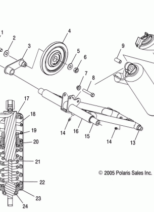 TORQUE ARM REAR (M-10) - S06PD7HS (4997359735B13)