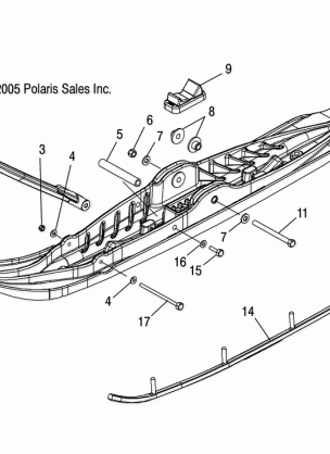 SKI ASSEMBLY - S06PS7FS (4997479747B03)