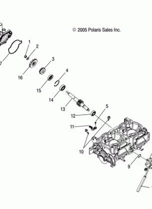 WATER / OIL PUMP - S06PS8DS / DSA (4997499749D02)