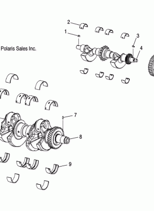 CRANKSHAFT and BALANCE SHAFT - S06PT7ES / FS (4997519751E06)