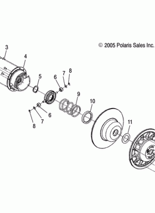 DRIVEN CLUTCH - S06PT7ES / FS (4997519751C13)