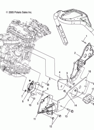 ENGINE MOUNTING LH - S06PT7ES / FS (4997519751D08)