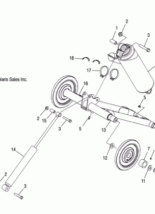 TORQUE ARM REAR (M-10) - S06PT7ES / FS (4997519751C01)