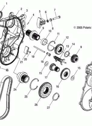 GEARCASE ASSEMBLY - S06PT7ES / FS (4997519751C09)