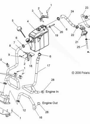 OIL COOLING SYSTEM - S06PT7ES / FS (49SNOWOILTANKFSTOUR)