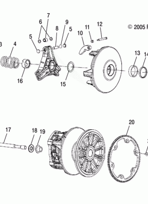 DRIVE CLUTCH - S06PT7HS (4997539753C05)