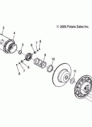 DRIVEN CLUTCH - S06PT7HS (4997539753C06)