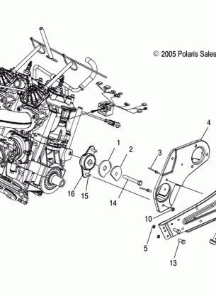 ENGINE MOUNTING LH - S06PT7HS (4997539753C12)