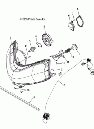 HEADLIGHT - S06PT7HS (4997539753A12)